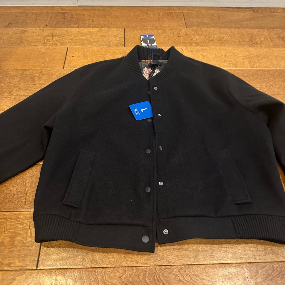 Well Worn Women’s Bomber jacket Black Women's Jacket - Picture 5 of 6